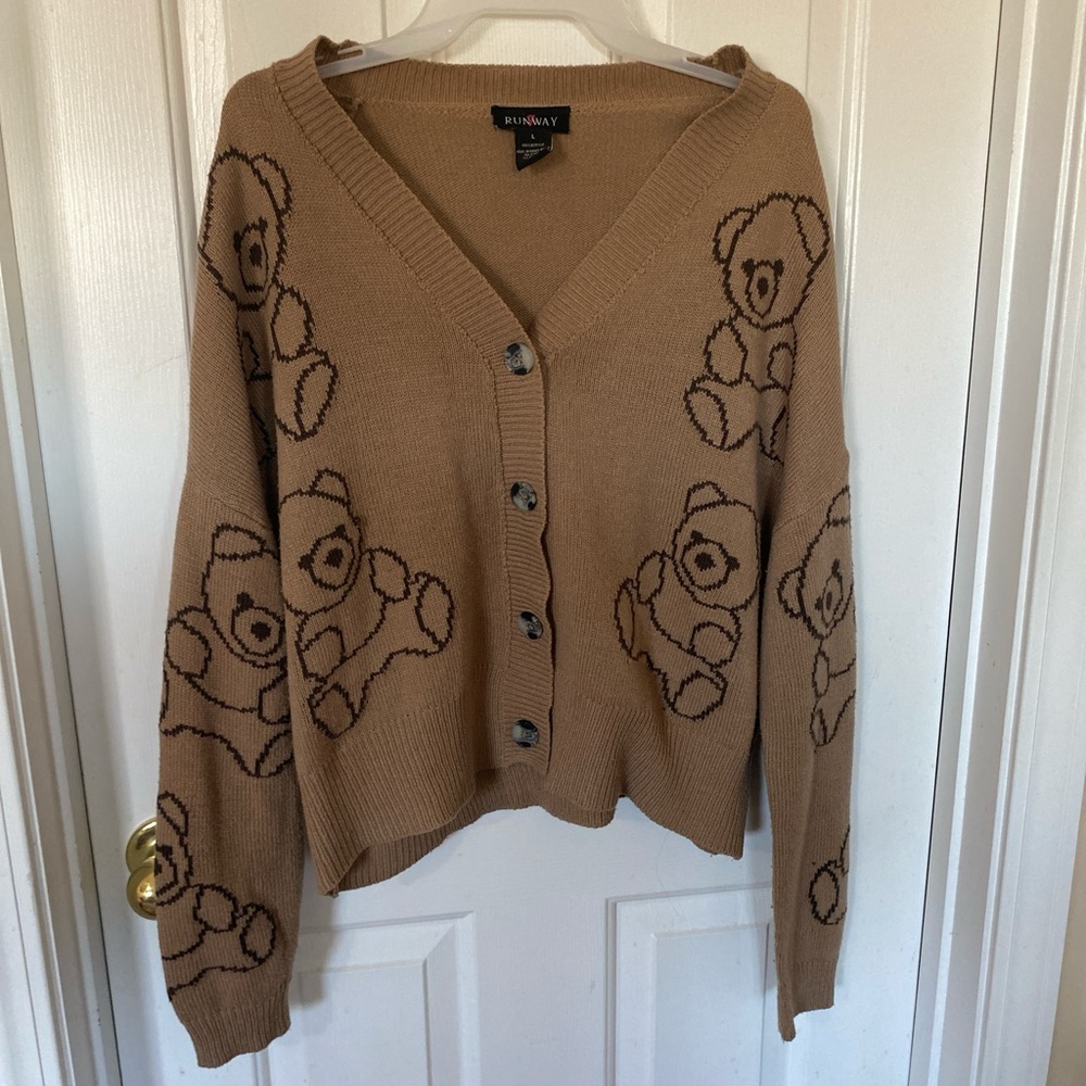 Brown Teddy Bear Sweater